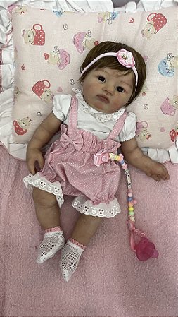 BEBÊ REBORN SILICONE SÓLIDO