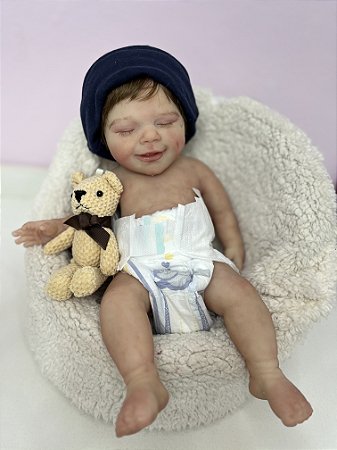 BEBÊ REBORN SILICONE SÓLIDO