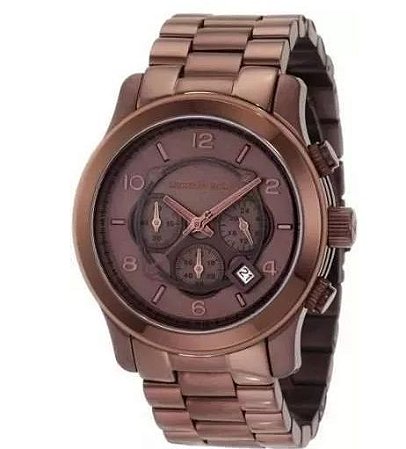 COMRPAR RELÓGIO MICHAEL KORS 8204 - MARROM - SHOPNET