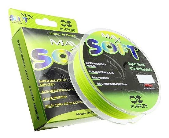 Linha Maruri Max Soft 18.72 lb - 0.37mm 300m