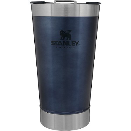 Copo Térmico de Cerveja Stanley Azul com Tampa - 473 ML