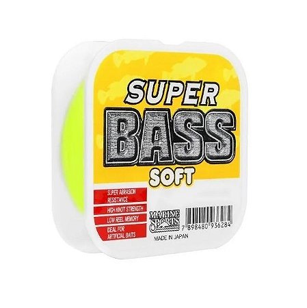 Linha Mono Marine Sports Super Bass Soft 0,33 - Amarela