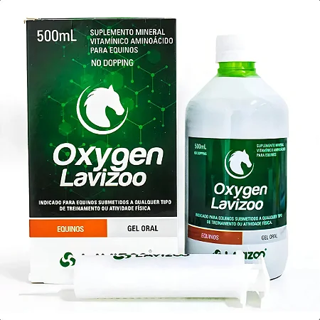 Oxygen Lavizoo Suplemento Resistência Força Para Equino 500ml