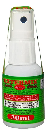 Inseticida Extermix 30ml Mata Formiga e Cupim Rápido