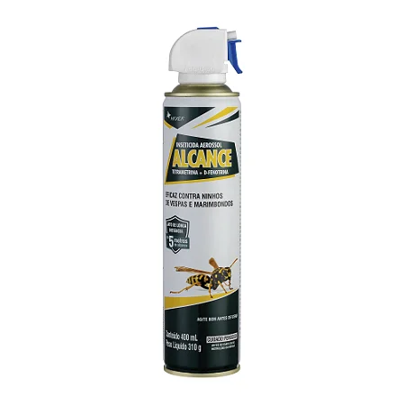 Inseticida Aerossol Alcance 400ml Elimine Vespas e Marimbondos com Segurança
