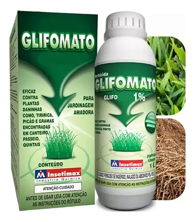 Glifomato Original 1 Litro Herbicida Sistêmico de Alta Eficiência