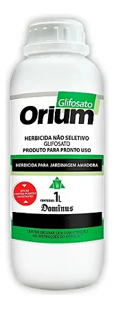 Herbicida Glifosato Orium 1L Mata Mato Eficiente para Jardim