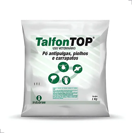 Talfon Top 1kg Controle de Pulgas Carrapatos e Piolhos