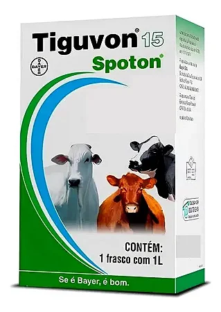 Tiguvon Spoton 1L Elanco Bernicida e Mosquicida para Bovinos