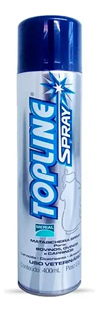 Topline Spray 400ml Matabicheira Cicatrizante para Bovinos