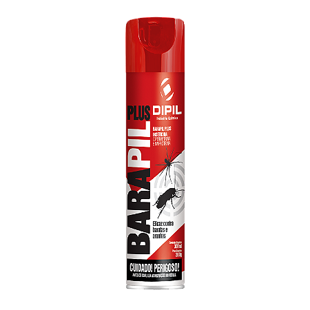Barapil Plus Aerosol 300ml Dipil Contra Baratas e Aranhas