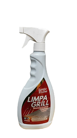 Limpa Grill Spray 500ml Santo Brilho Desengordurante Potente
