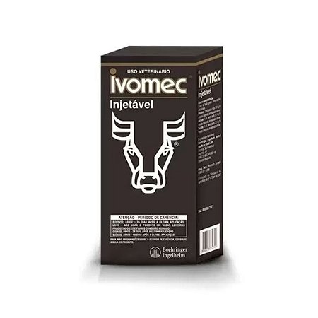 Ivomec Injetável 50ml Controle de Parasitas em Bovinos