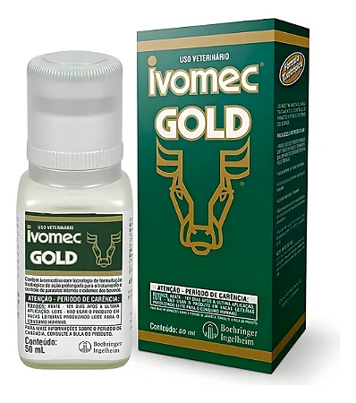 Ivomec Gold 50ml Ivermectina Injetável para Bovinos