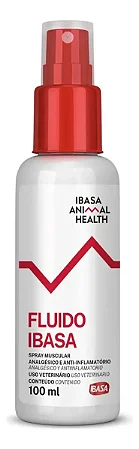Fluido Ibasa 100ml Alívio de Dores Musculares em Equinos