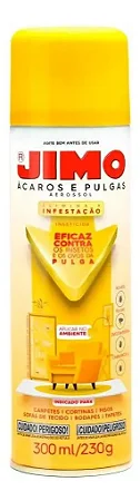 Jimo Ácaros Pulgas e Carrapatos Aerosol 300ml Inseticida