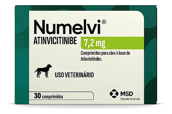 Numelvi 7,2mg 30 Comprimidos Antipulgas Oral para Cães 6,1 a 9kg
