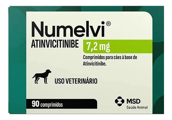 Numelvi 7,2mg 90 Comprimidos Antipulgas para Cães de 6,1 a 9kg