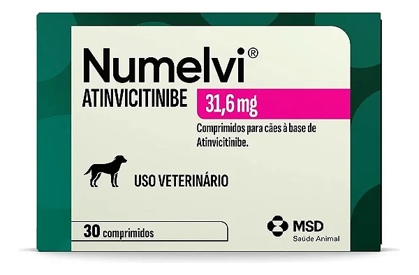Numelvi 31,6mg para Cães de 26,6kg a 79kg com 30 Comprimidos