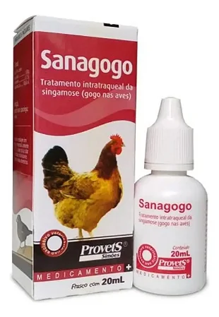 Sanagogo 20ml Provets Simões Tratamento Singamose em Aves