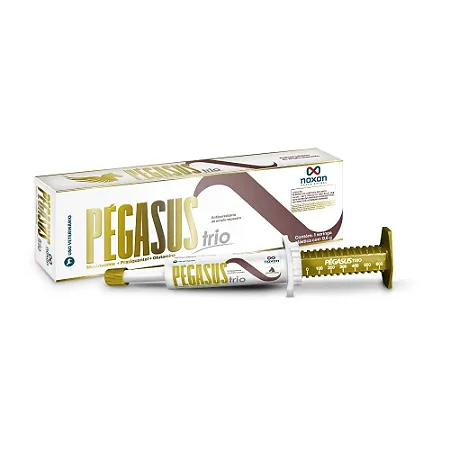 Pégasus Trio Pasta Oral 9,6g Vermífugo para Equinos