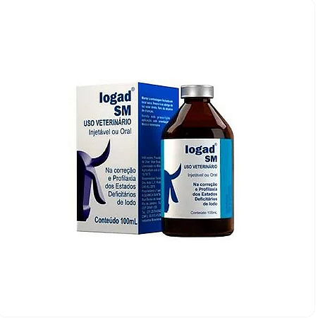 Iogad SM 100ml Suplemento de Iodo para Animais