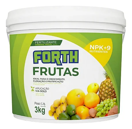 Forth Jardim Frutas 3kg Fertilizante para Frutificação