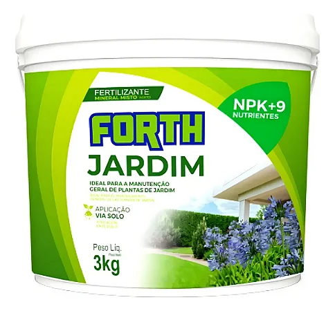 Forth Jardim 3kg Fertilizante NPK para Plantas