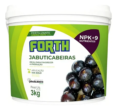 Adubo Forth Jabuticabeira 3kg para Frutíferas
