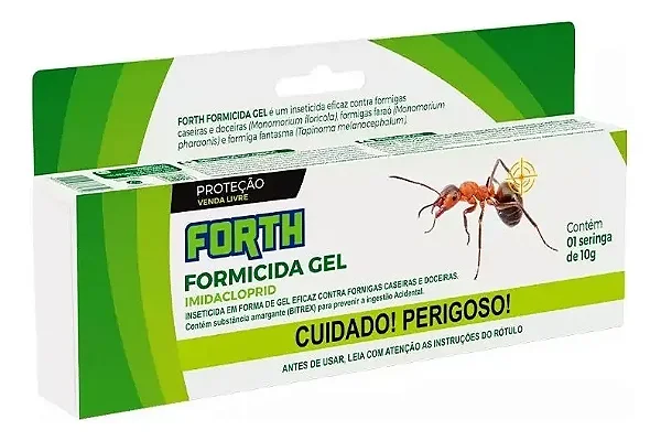 Forth Gel Formicida 10g para Eliminar Formigas