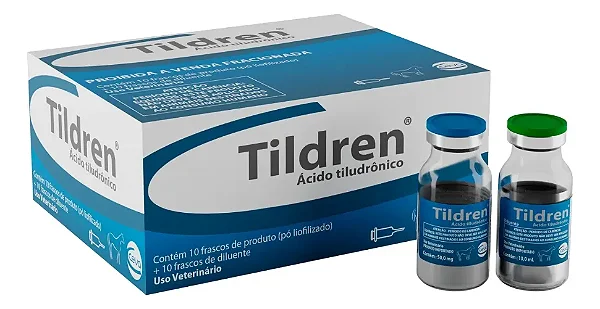 Tildren Ácido Tiludrônico para Equinos 10 Frascos