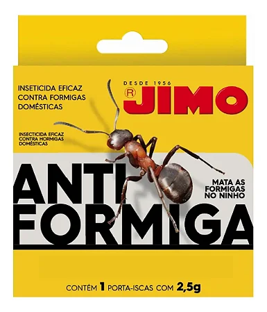 Jimo Anti Formiga Isca Granulada 2,5g Mata Formigas Domésticas