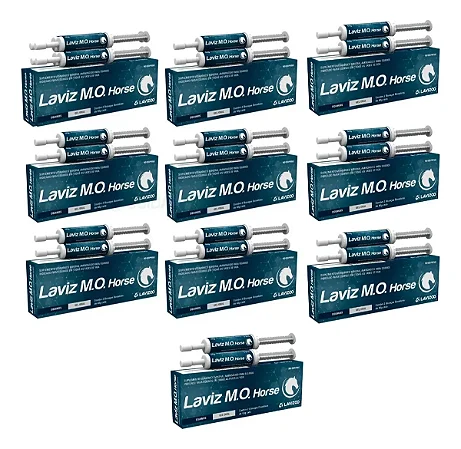 Kit 10 Laviz M.O. Horse 40g Lavizoo Suplemento para Equinos