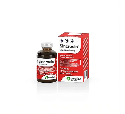 Sincrocio 20ml Ourofino Cloprostenol Injetável Bovinos Equinos Suínos