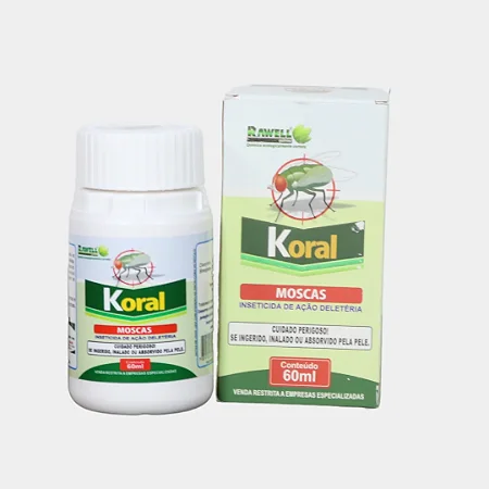 Koral Moscas 60ml Inseticida para Controle de Mosca Doméstica