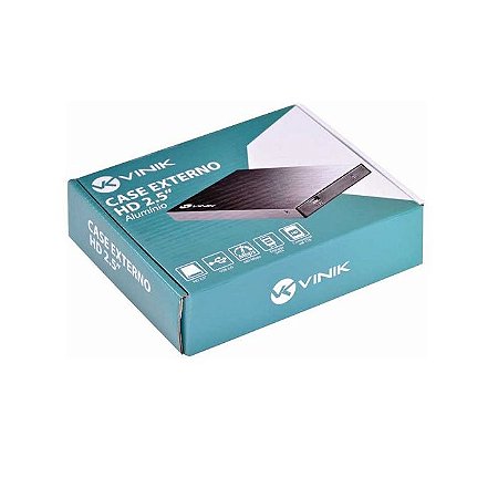 GAVETA PARA HD/SSD 2.5 SATA USB 2.0 CHDA-100 VINIK BOX