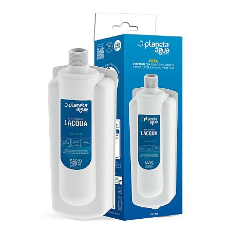 Refil Lacqua Latina Compatível com Aparelhos: Latina PA, Purimix, Puri Ice, Puritronic, PA335 e PA355.