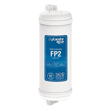 Refil FP2Compatível com Aparelhos: Lider, Top life, Beliere, Hoken HK1000 antigo, Aquastar Logic e outros.    Observações: Acompanha conexão em L cód. CN015.
