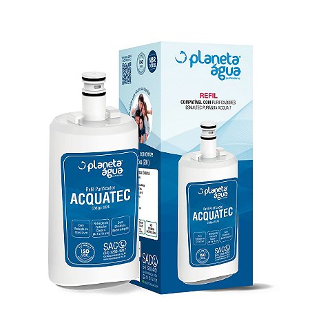 Refil Acquatec Refil Acquatec Selecione a variação  Encaixe Especial Código 1076  Compatível com Aparelhos: Esmaltec Puragua Acqua 7.