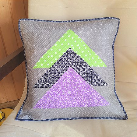Capa de almofada patchwork