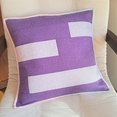 Capa de almofada patchwork