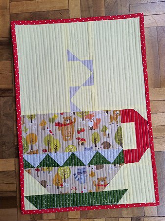 Mini Quilt Figuras - 30x30 cm
