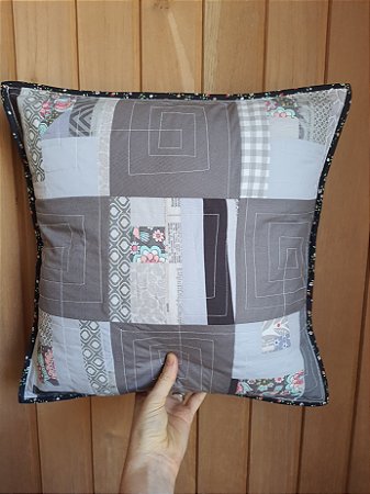 Capa de almofada patchwork