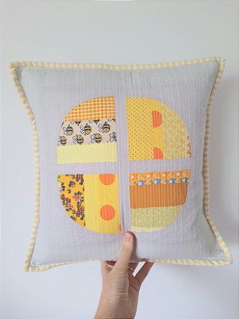 Capa de almofada patchwork