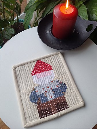 Mini Quilt Figuras - 16x16 cm