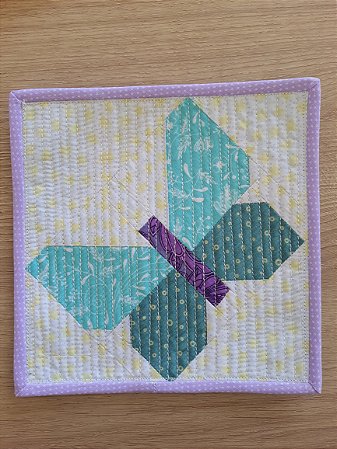 Mini Quilt Figuras - 16x16 cm