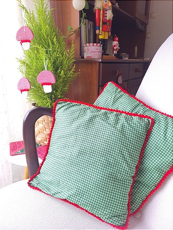 Capa de almofada natalina simples