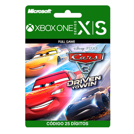 Cars 3 Correndo Pra Vencer Carros 3 Xbox One/Series X/S 25 Dígitos