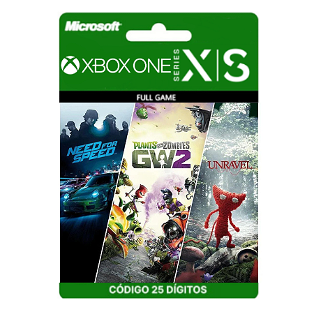 Pacote 3 Jogos EA Xbox One/Series X|S 25 Dígitos