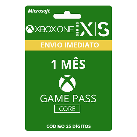 Game pass Core 1 Mês